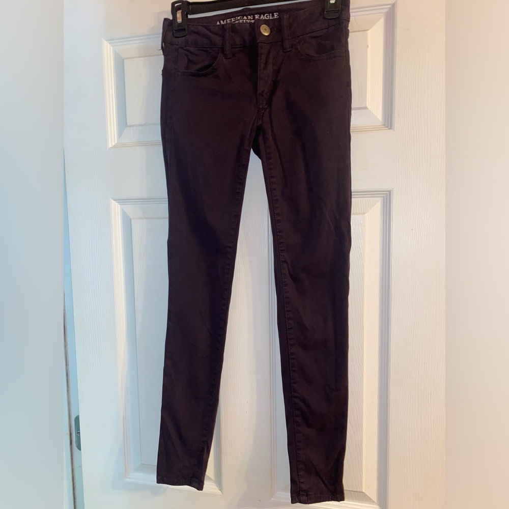 dark purple American Eagle pants